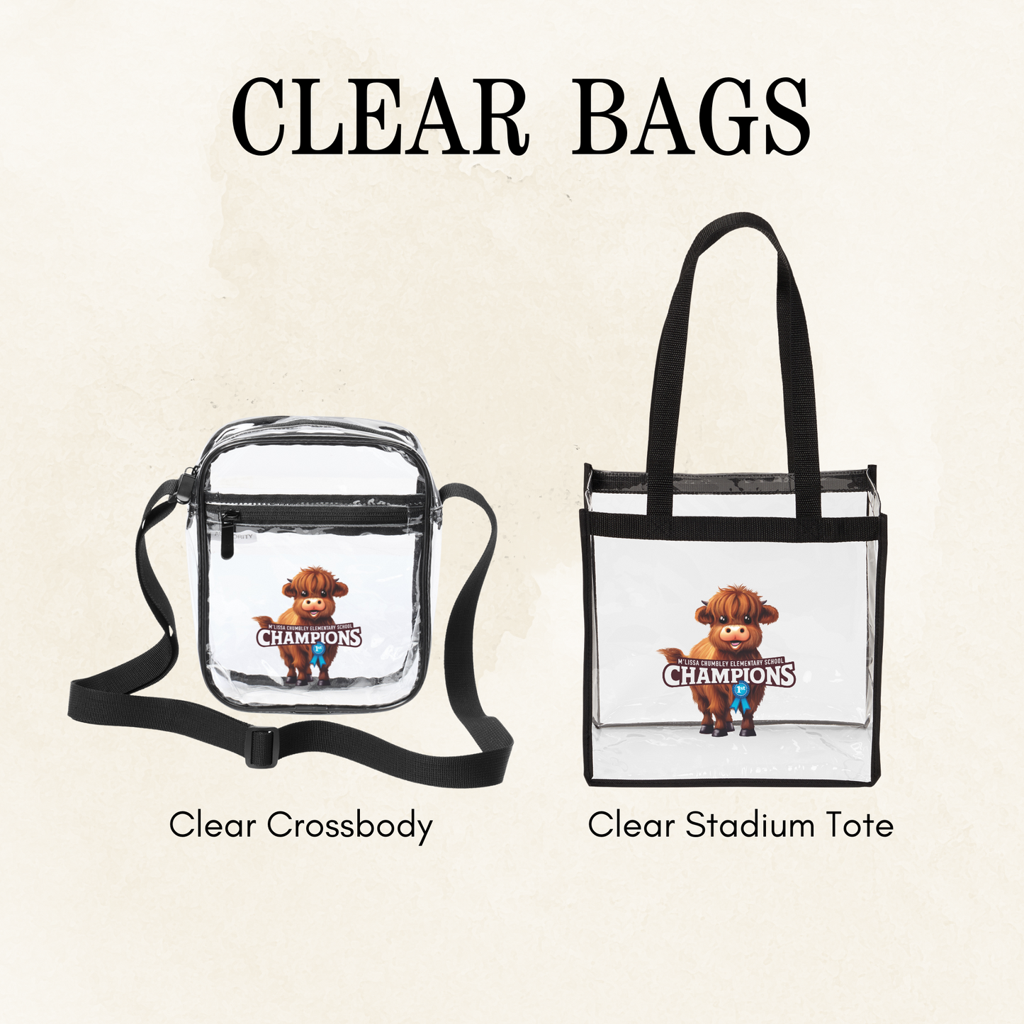 Chumbley Champions - Clear Bags