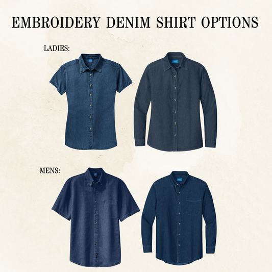 Chumbley Champions - Embroidered Denim Shirt
